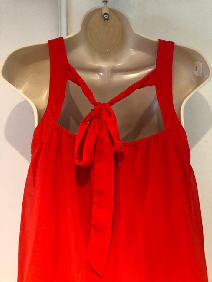 Robe rouge orange Mim taille 38 - photo numéro 14