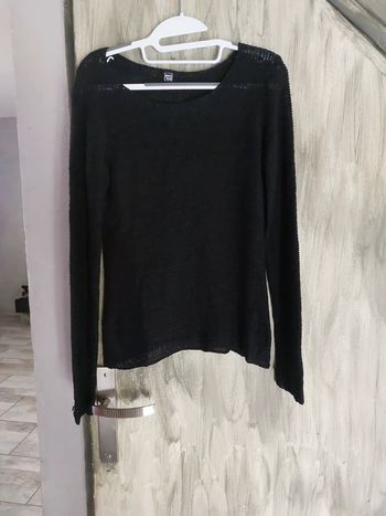 Pull avec franges dans le dos
