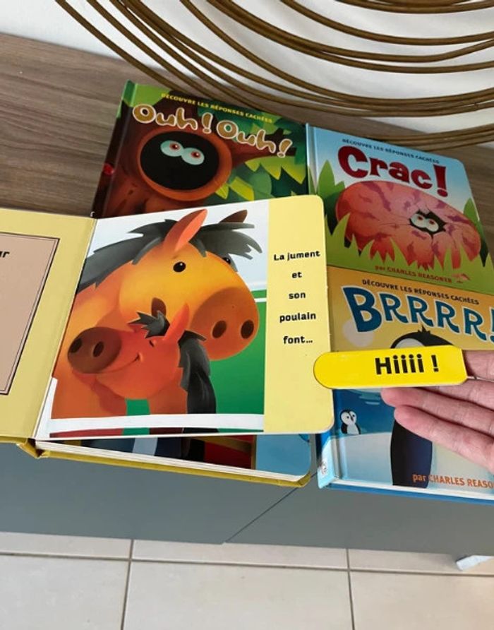 Lot de 4 livres cartonnés questions réponses sur les animaux et la nature - photo numéro 2