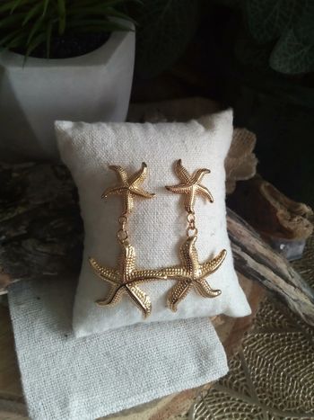 Boucles d'oreilles bohèmes étoiles de mer