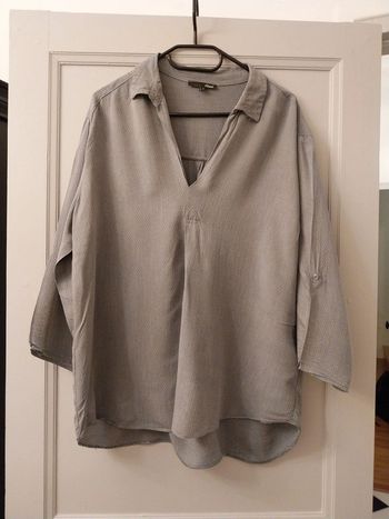 Blouse bleu/gris Etam (42)