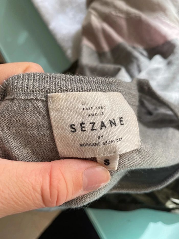 Pull gris blanc - Sezane - photo numéro 6