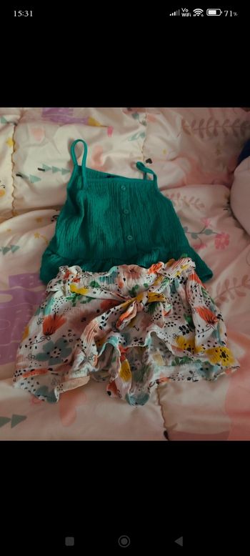 Ensemble tee shirt et short