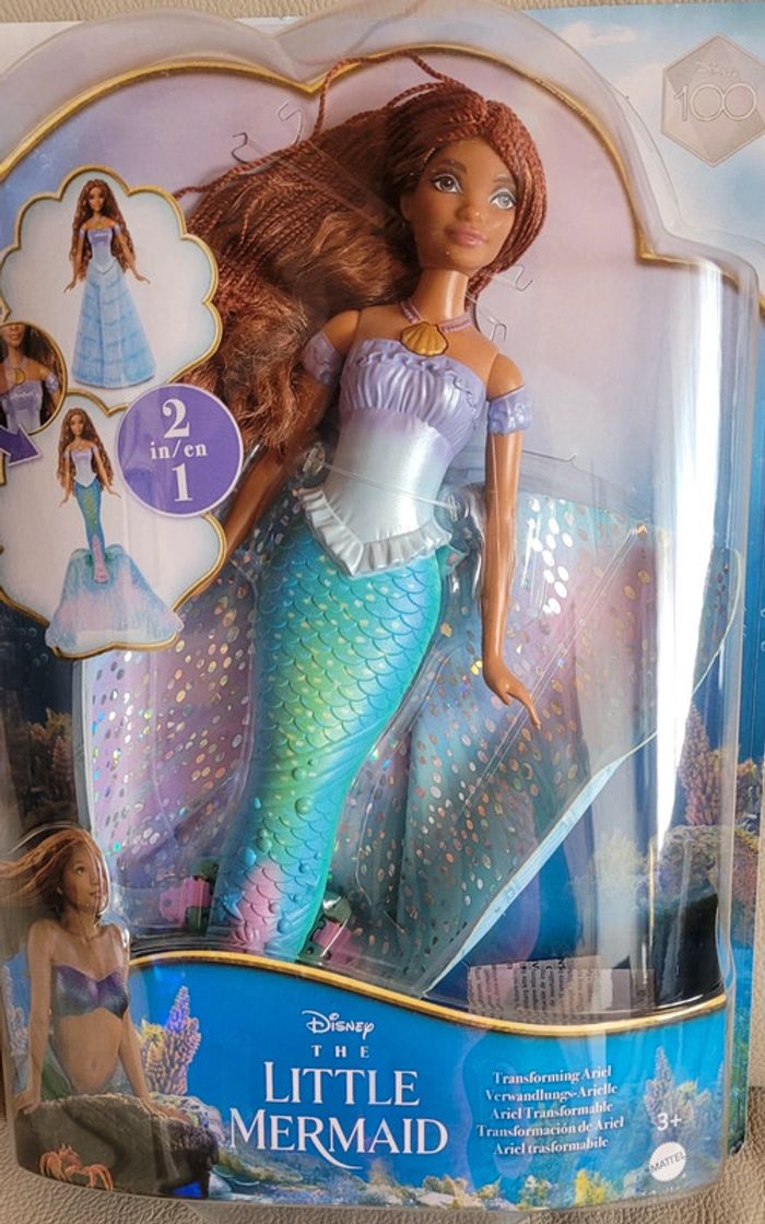 Poupée ariel transformable disney - photo numéro 5