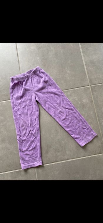 Bas de pyjama velours 6 ans