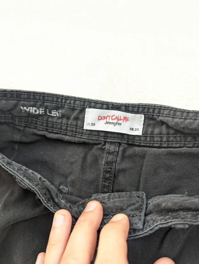 Pantalon cargo noir – taille 38 - photo numéro 6