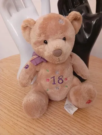 ours en peluche teddy 19cm doudou ours with love bear