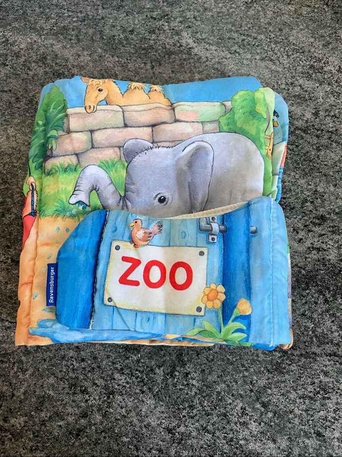 Livre animaux en tissus