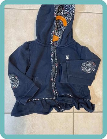 Gilet à capuche 3 ans sergent major