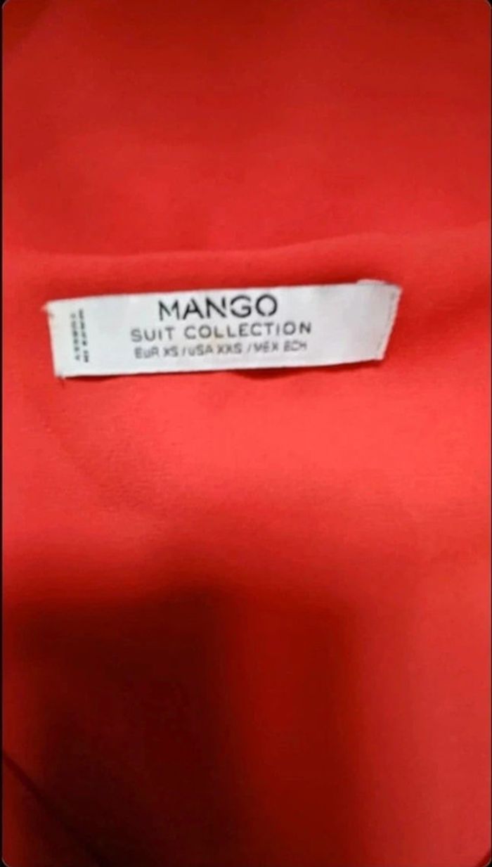 Débardeur rouge mango taille 34 - photo numéro 7