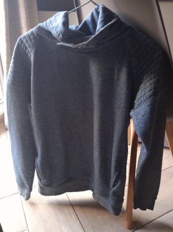 Pull à col roulé Kiabi (bleu), S
