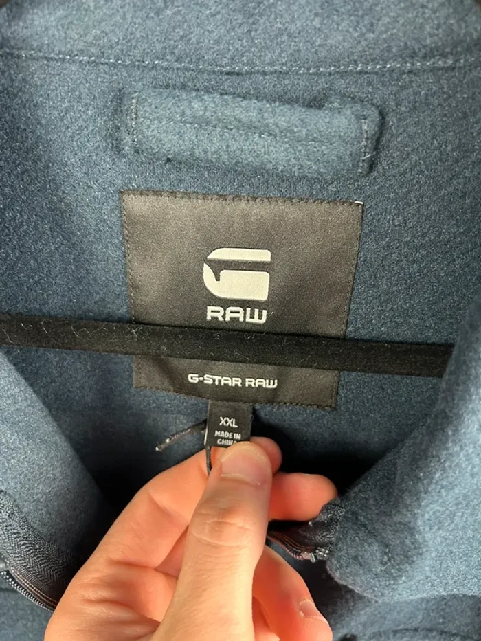 Veste chemise G-Star Marine XXL neuve - photo numéro 7