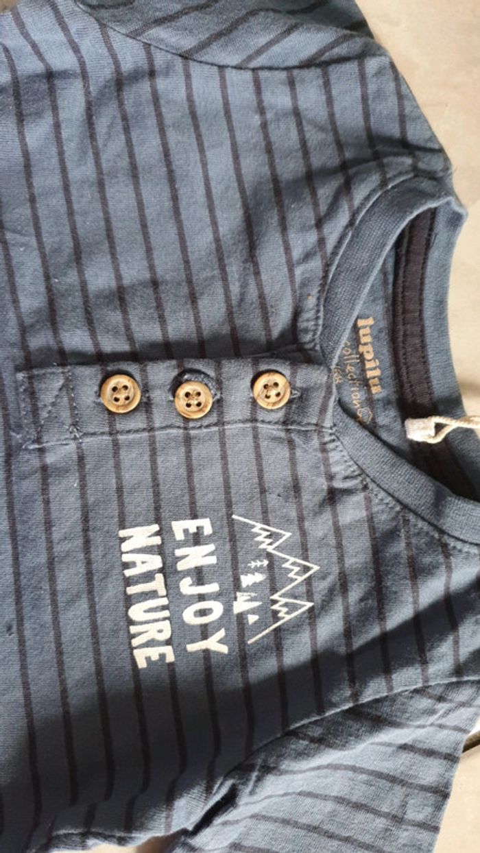 Tee shirt lupilu 2/6 mois - photo numéro 2