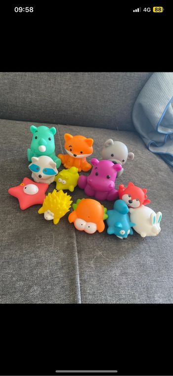 Lot jouets pour le bain animaux