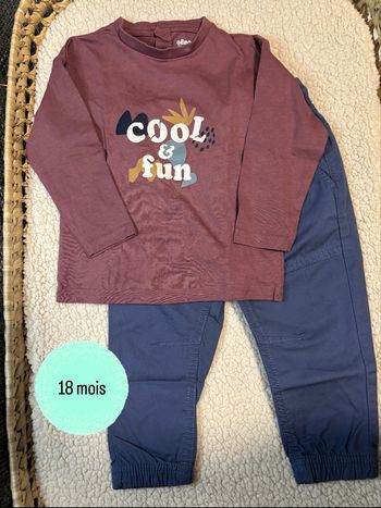 Ensemble Gémo 18 mois