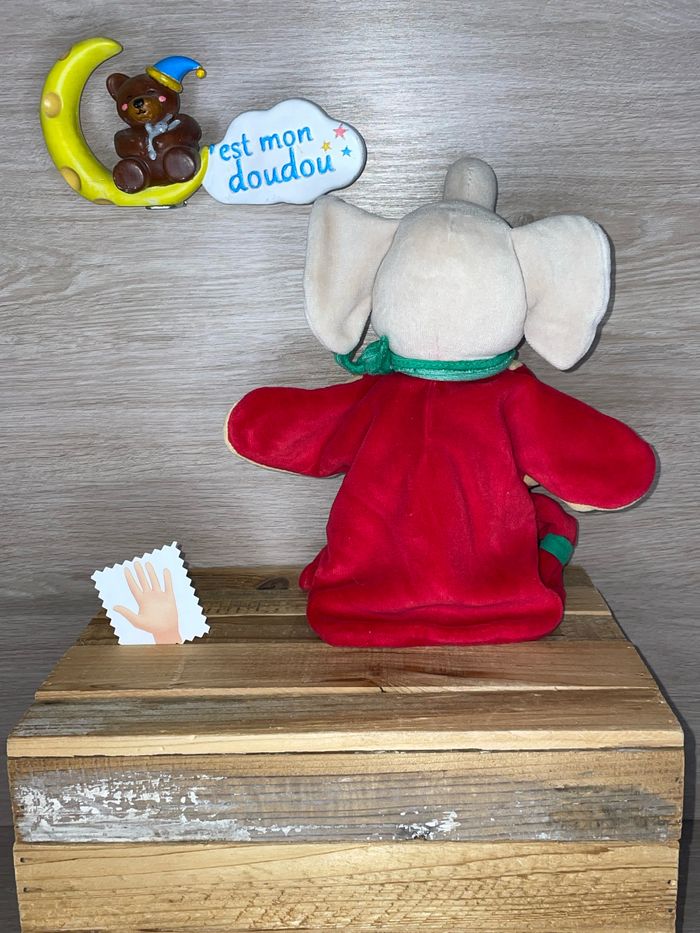 NAT442 doudou éléphant 🐘 babynat - photo numéro 2