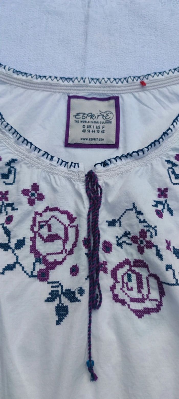 Blouse bordée esprit - photo numéro 2