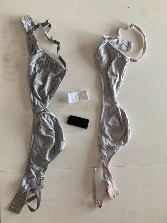 2 soutiens gorges d allaitements kiabi 95C