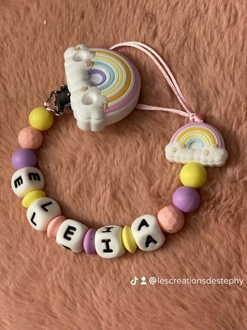 Attache tétine personnalisée