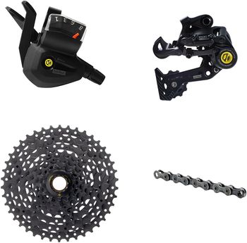 Groupe Transmission Box Four 8 Vitesses - Dérailleur, Cassette 11-42T, Chaîne & Manette