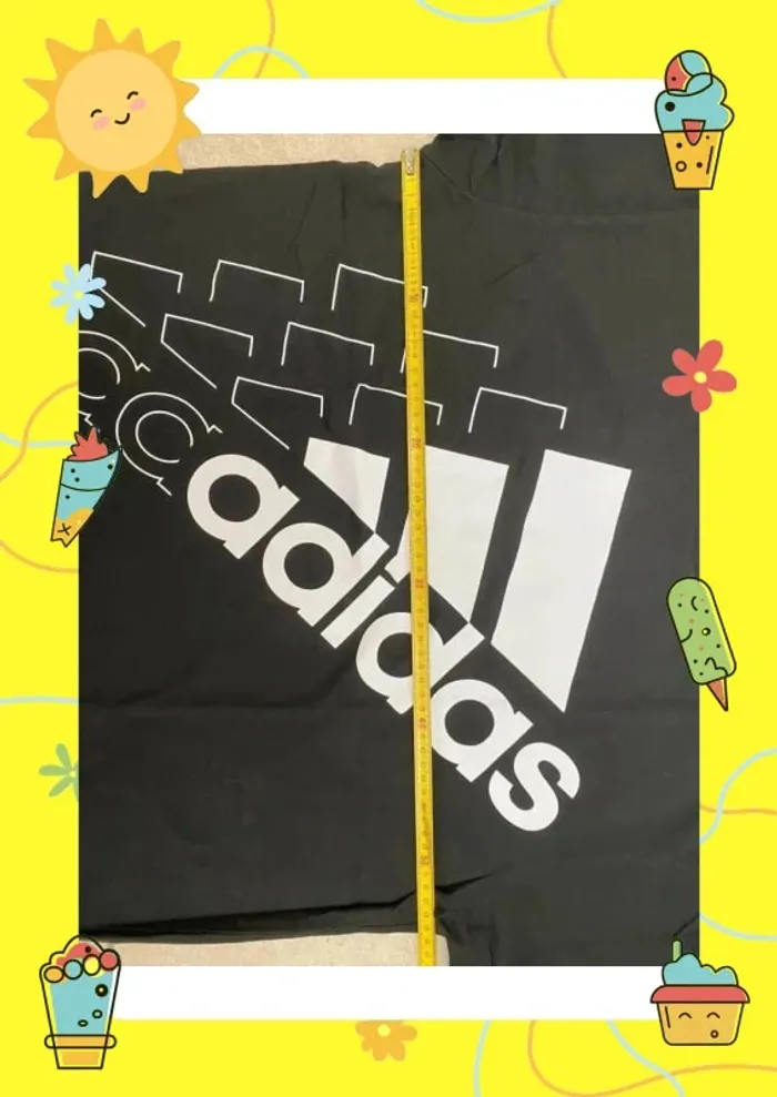 T shirt adidas noir blanc - photo numéro 8