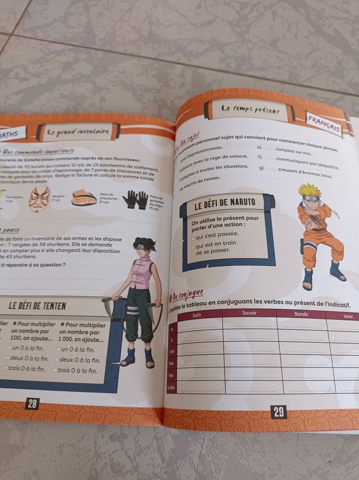 Cahier de vacances naruto - photo numéro 3