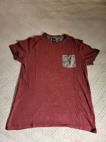 T shirt Brice bordeaux