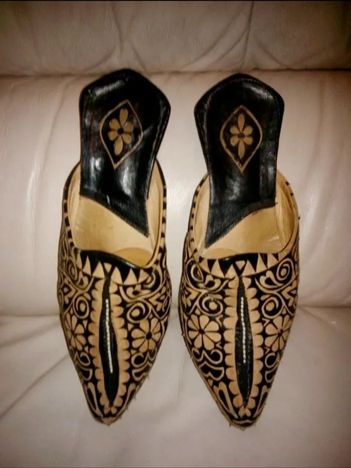 Babouches tt cuir 38