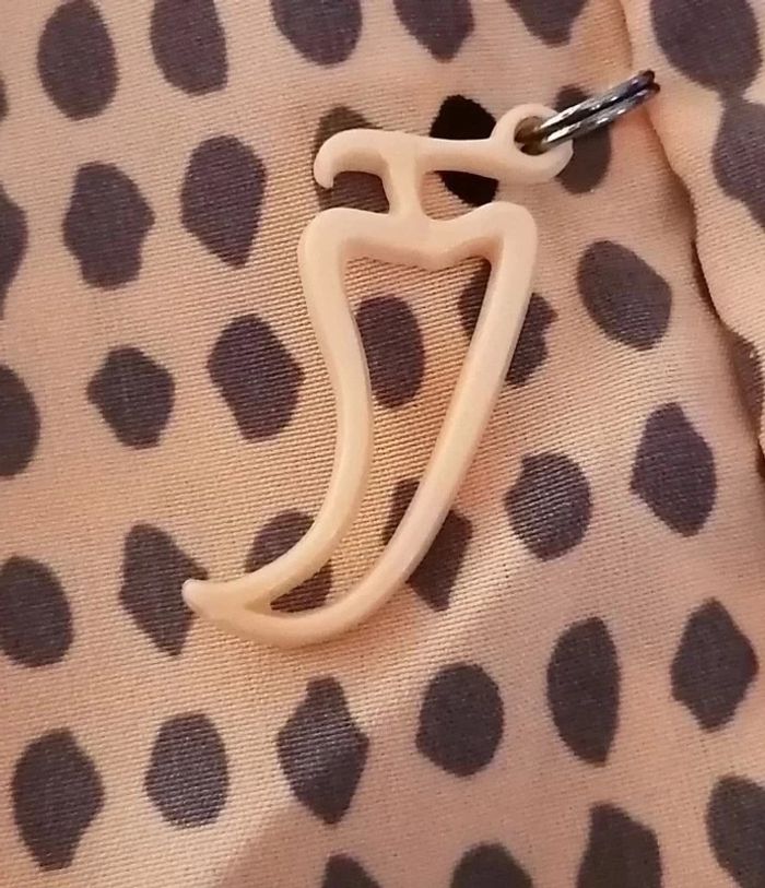 Robe à pois courte orange gris Lola Espeleta - photo numéro 11