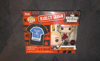 Pack Funko Pop + T-Shirt / Harley Quinn 1111 / The Suicide Squad / Dc Comics / Diamond Collection