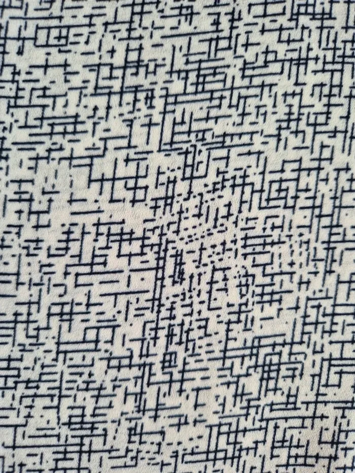 Top sans manche taille 38 blanc et noir - photo numéro 4