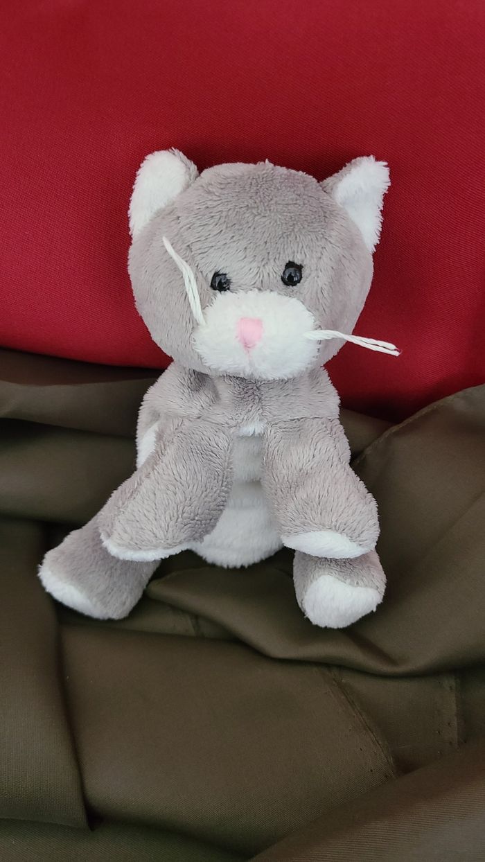 Collection Ty Pluffies - Peluche Pursley le chat