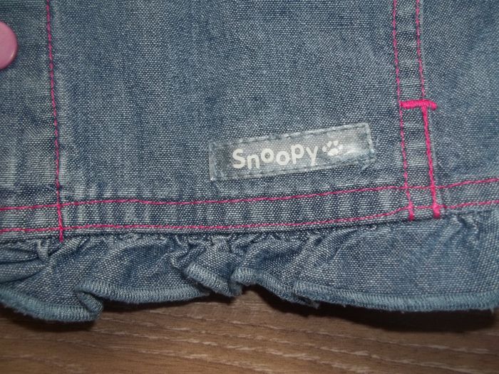 Veste légère jean Snoopy 5 ans (mant1) - photo numéro 4