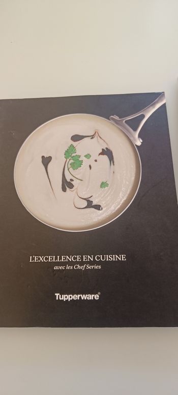 Deux livres de cuisines tupperware