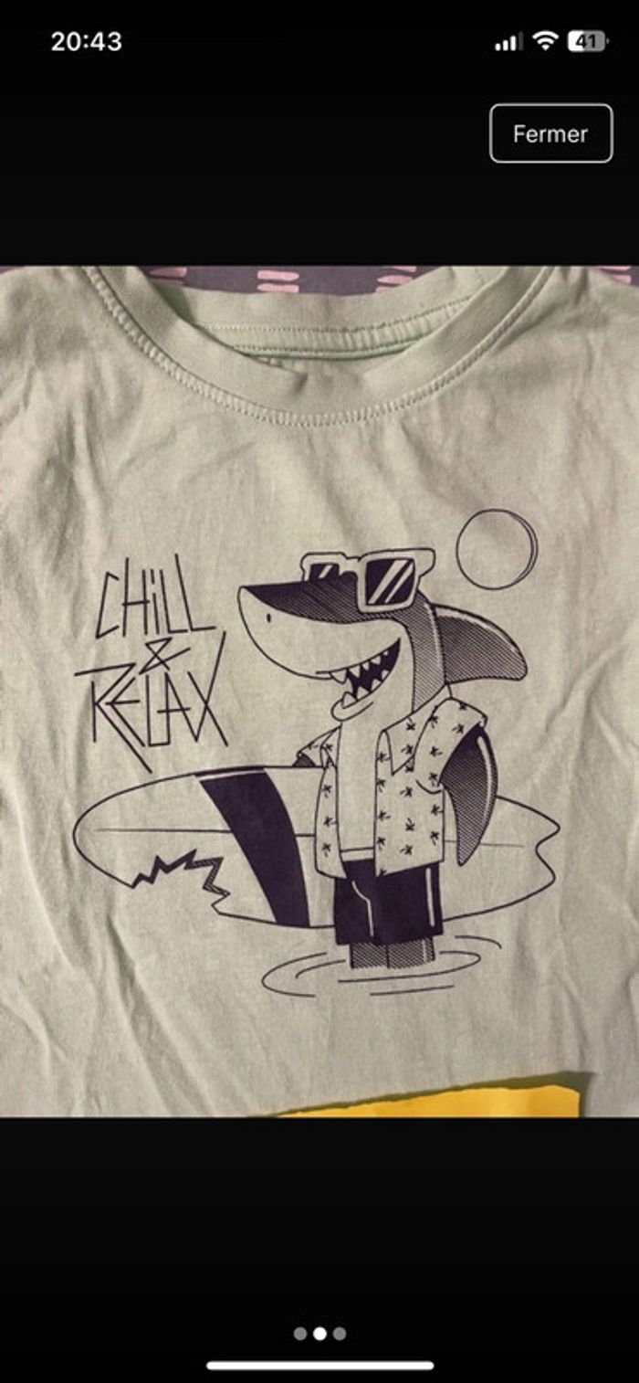 TEE shirt requin - photo numéro 2