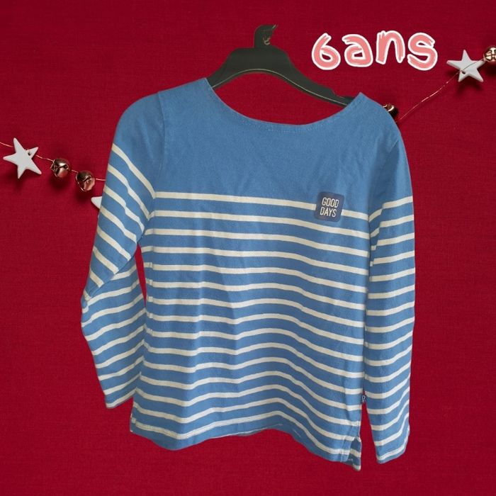 T-shirt manche longue garçon T.6ans