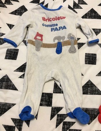 Pyjama velours 9 mois Kiabi