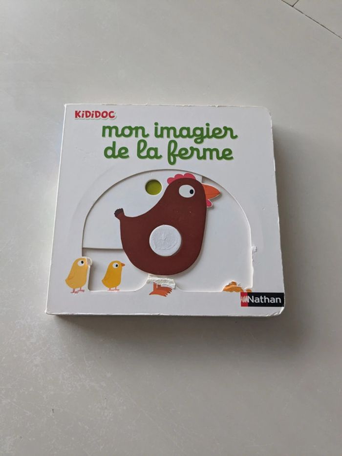 Livre Kididoc Imagier de la ferme