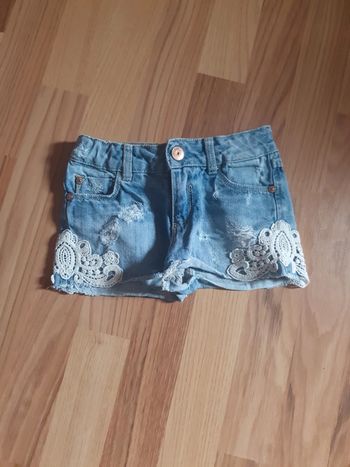 short jean zara collection 4 à 5 ans moderne