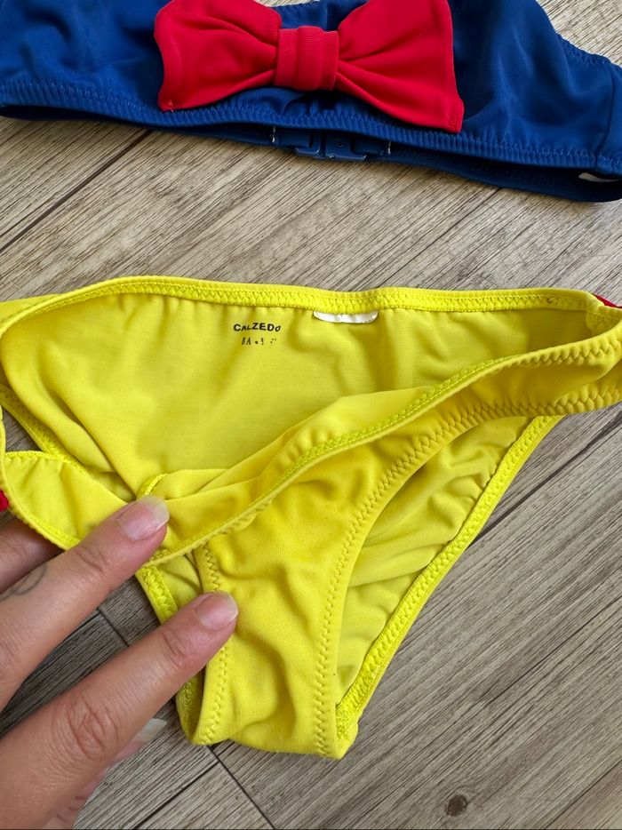 Maillot de bain 2 pièces Calzedonia blanche neige 3 ans - photo numéro 3