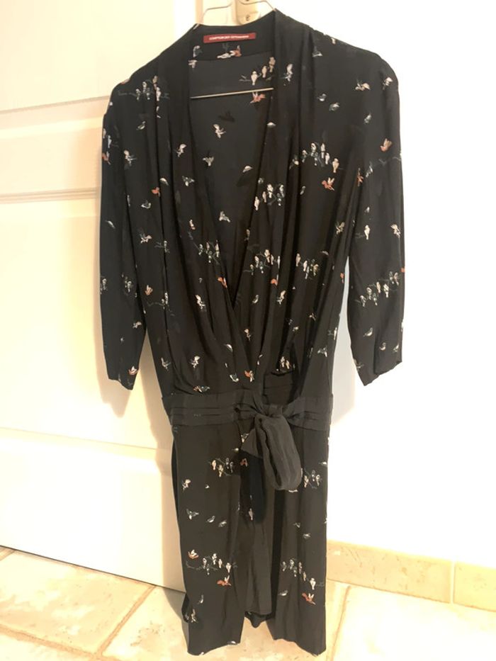 Robe portefeuille Comptoir des Cotonniers taille 34 noire