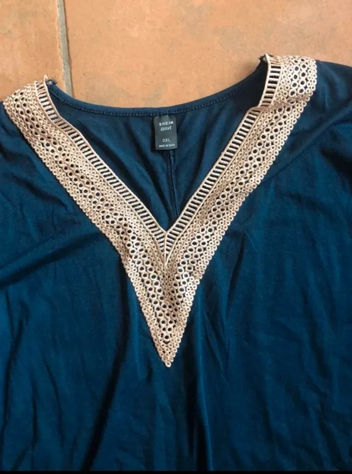 Chemisier à manches longues très classe taille 0XL neuf avec étiquette - photo numéro 2
