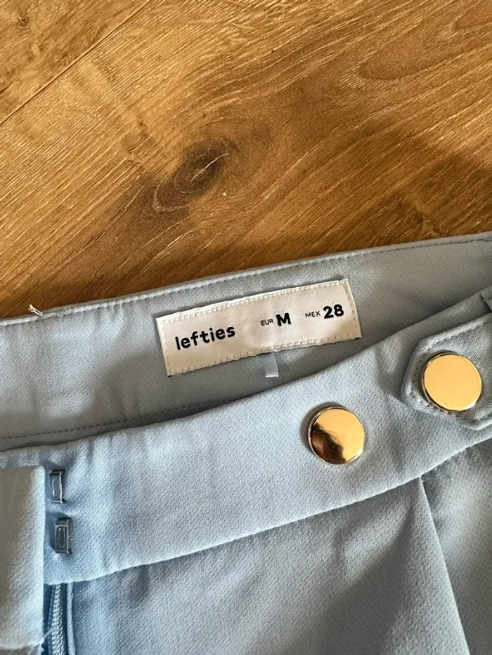 Short taille haute bleue ciel Lefties taille 38 - photo numéro 4