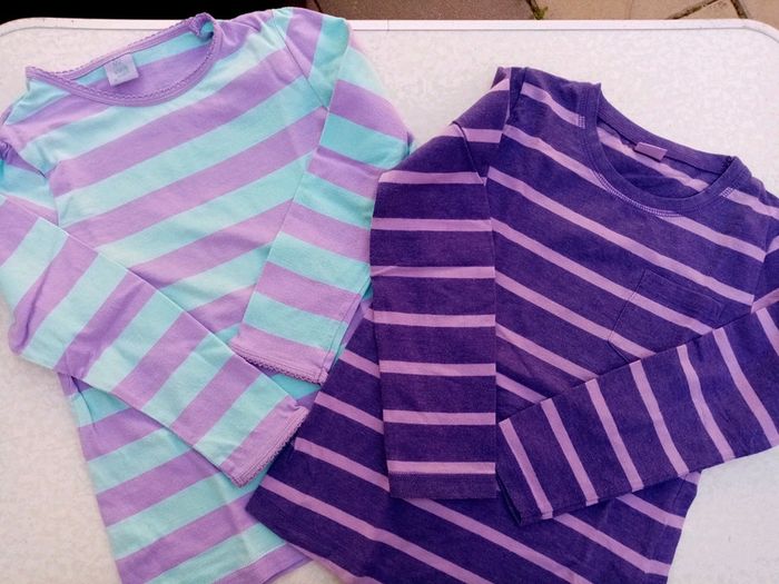 Lot 2 hauts longues manches