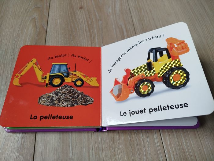 Livre à toucher "les engins" Langue au Chat - photo numéro 3
