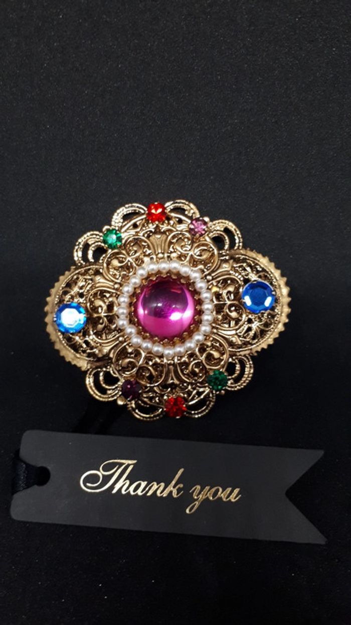 Très grand broche avec une boîte velour - photo numéro 7