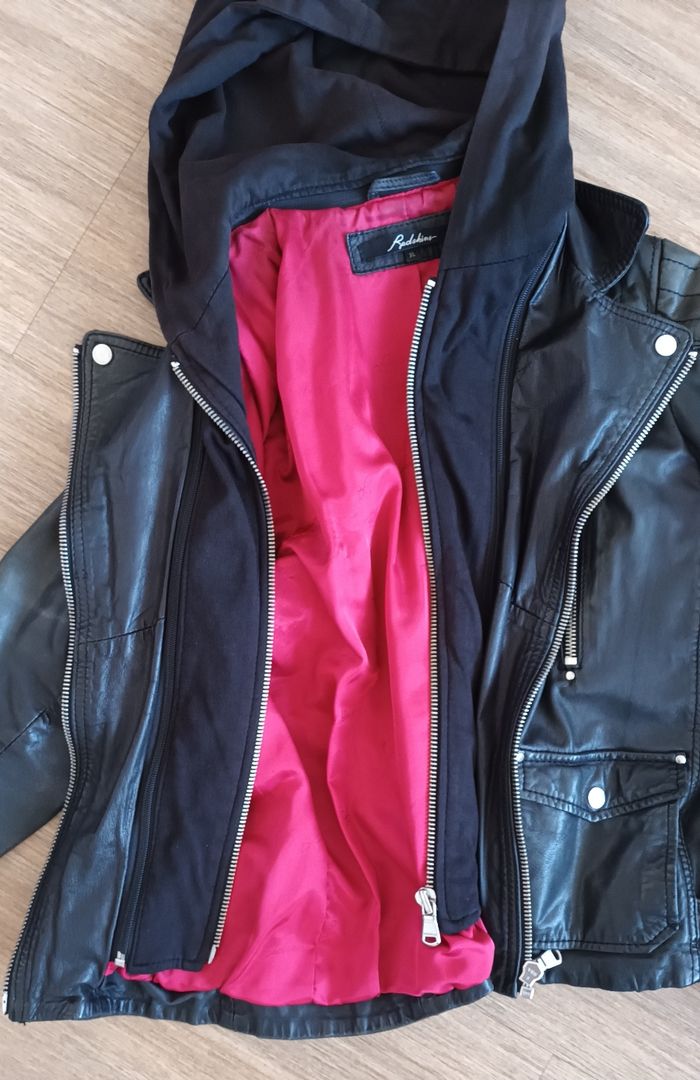 Blouson en cuir noir Redskins - photo numéro 6