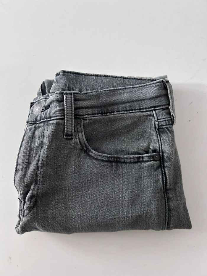 Jean Levi’s 512 – Gris – W29 L32 Coupe slim vintage | Revers en bas | Très bon état