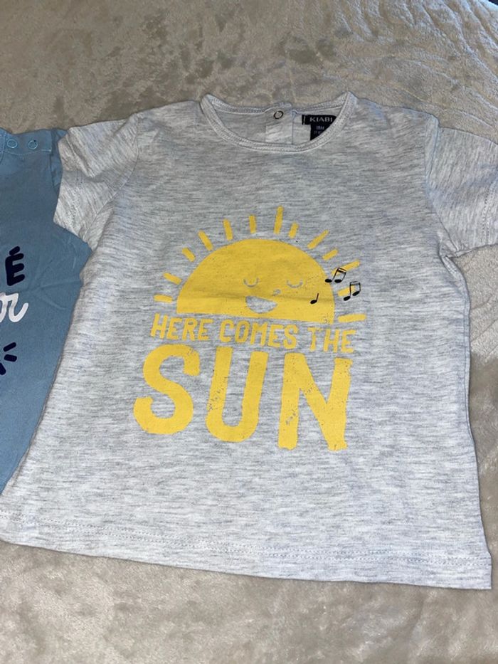 Lots de tee shirt taille 18 mois - photo numéro 4