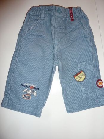 PANTALON MICKEY VELOURS GARCON BEBE 6 MOIS